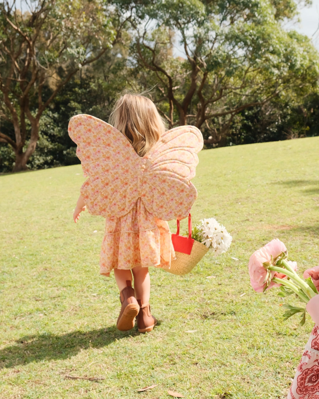 Ditsy Floral Quilted Wings