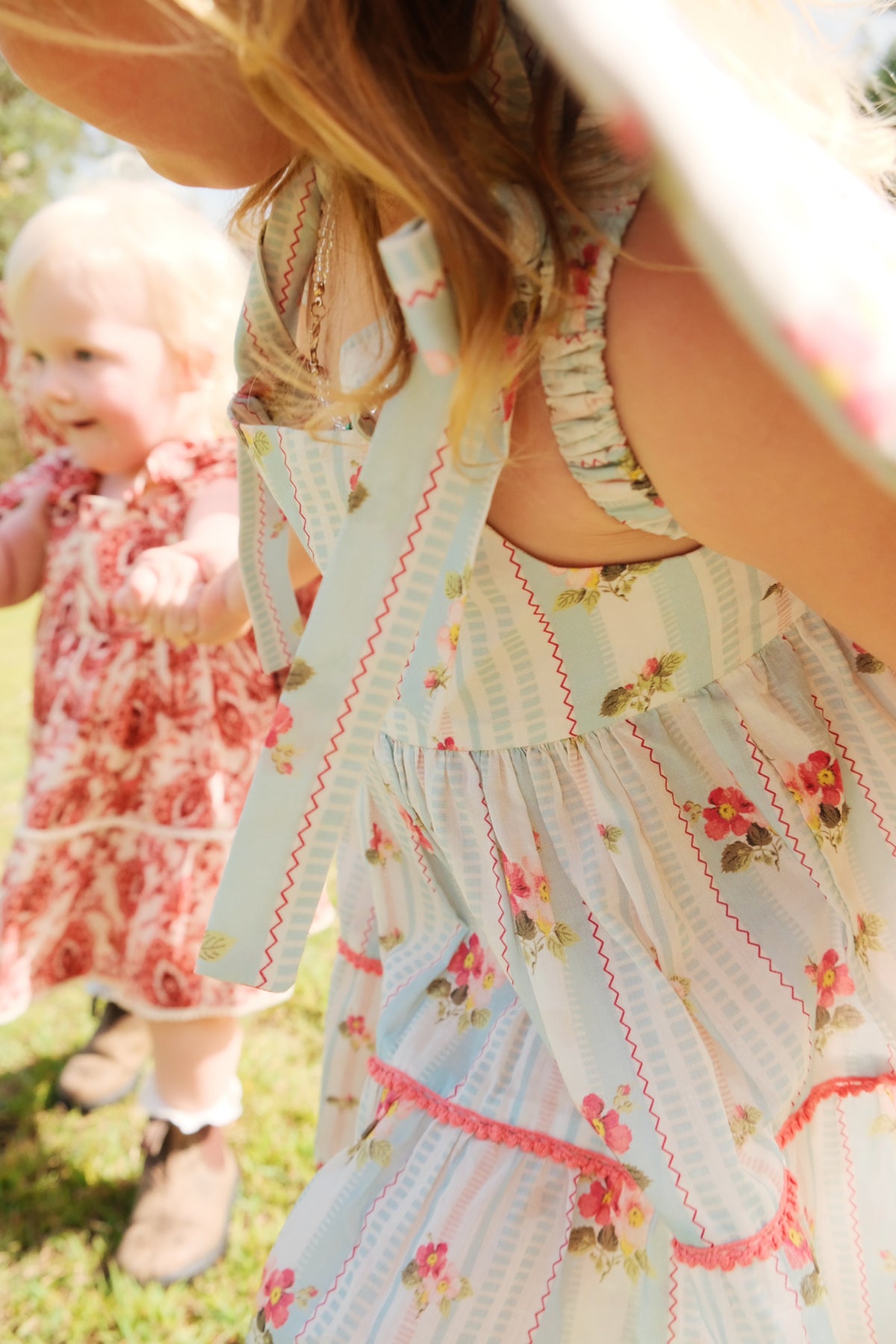 Blue Floral Sun Dress