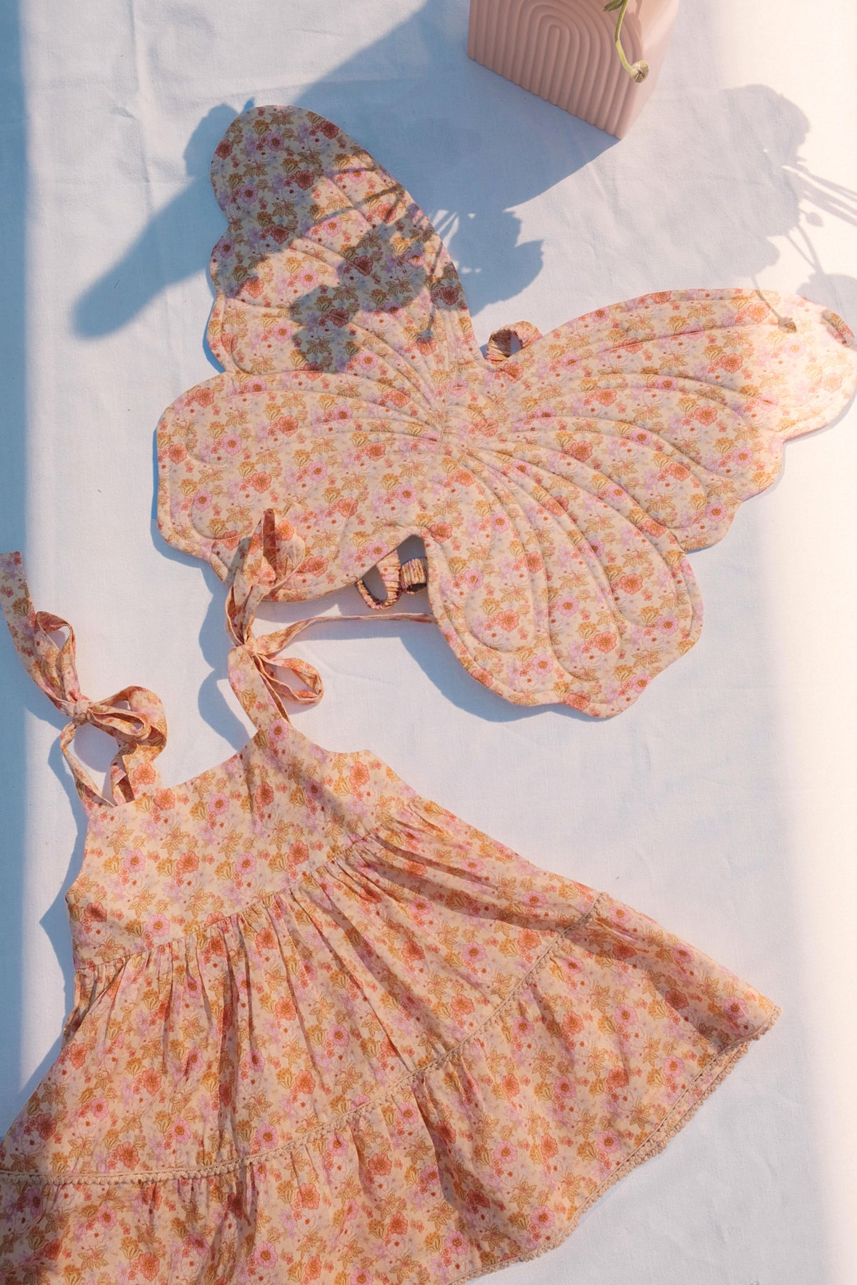 Ditsy Floral Quilted Wings