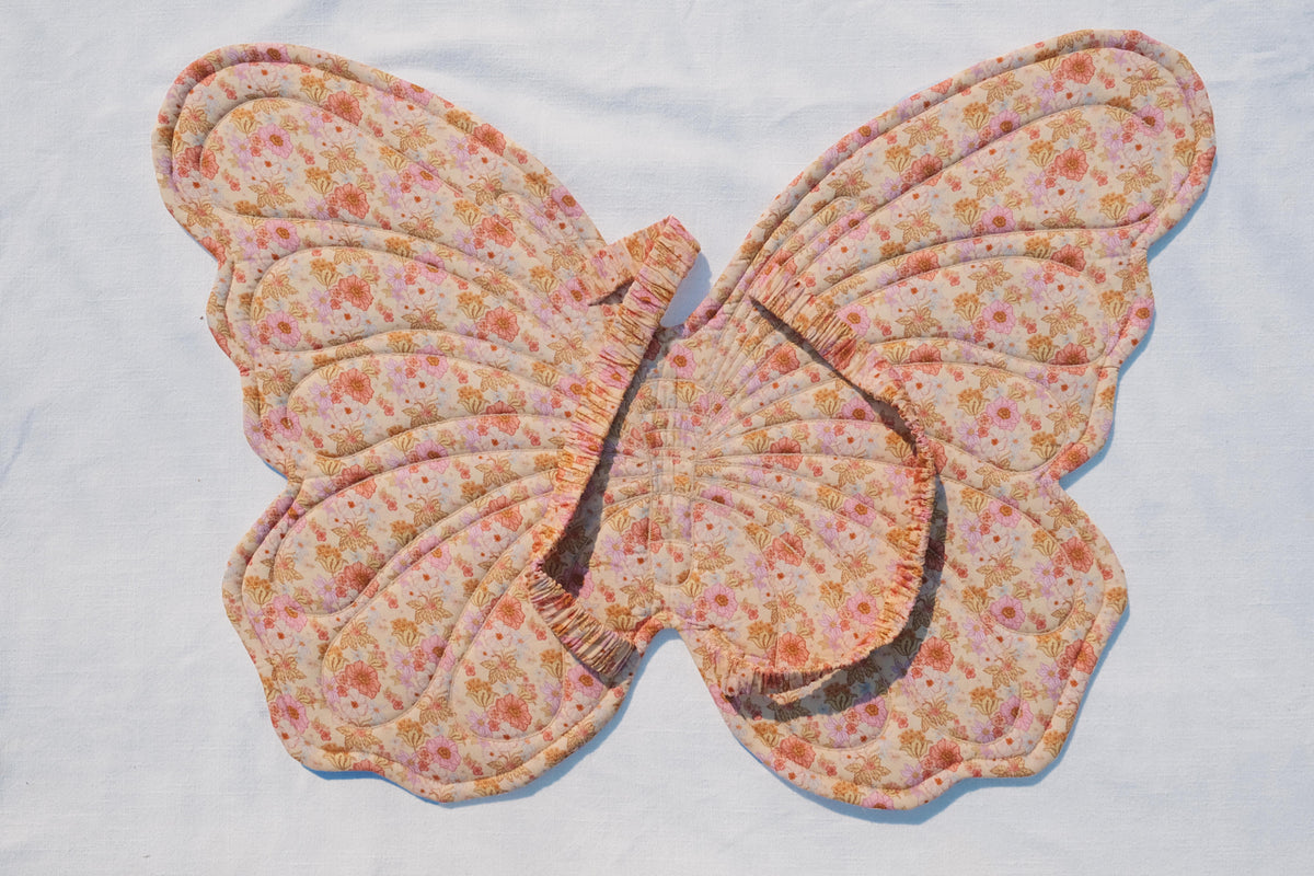 Ditsy Floral Quilted Wings